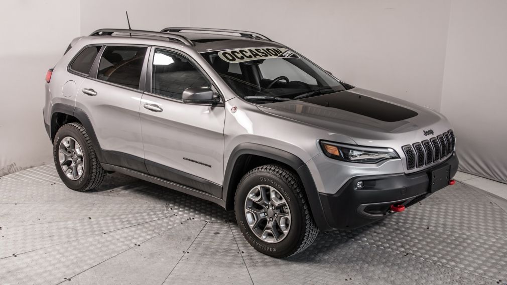 2019 Jeep Cherokee Trailhawk Elite 4x4 TOIT PANO CUIR APPLE CARPLAY #0