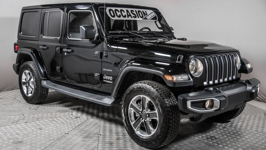 2019 Jeep Wrangler Unlimited Sahara CUIR TOIT DUR NAVIGATION #0