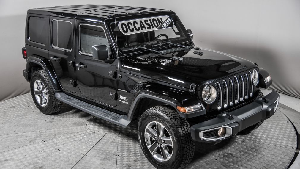 2019 Jeep Wrangler Unlimited Sahara CUIR TOIT DUR NAVIGATION #1