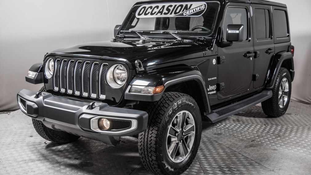 2019 Jeep Wrangler Unlimited Sahara CUIR TOIT DUR NAVIGATION #5