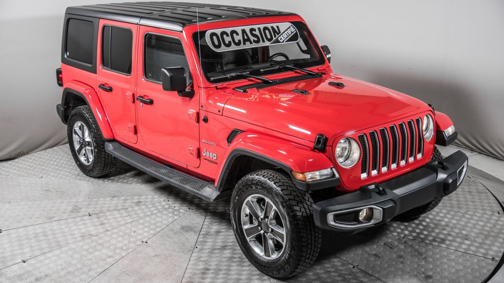 2019 Jeep Wrangler Unlimited Sahara CUIR TOIT DUR NAVIGATION 4X4 #2