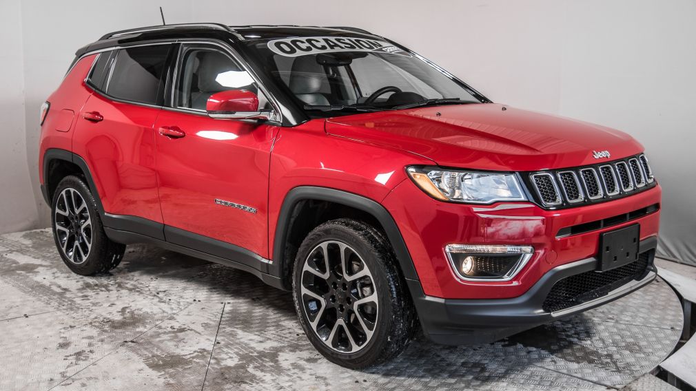 2019 Jeep Compass Limited 4X4 CUIR GROUPE REMORQUAGE APPLE CARPLAY #0