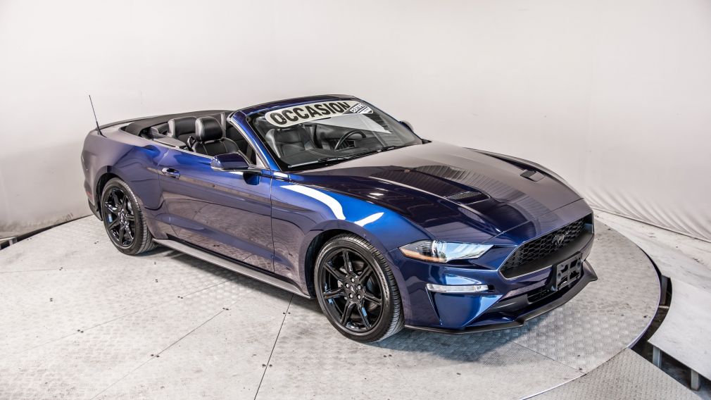 2019 Ford Mustang EcoBoost Premium CONVERTIBLE CUIR NAVIGATION #2