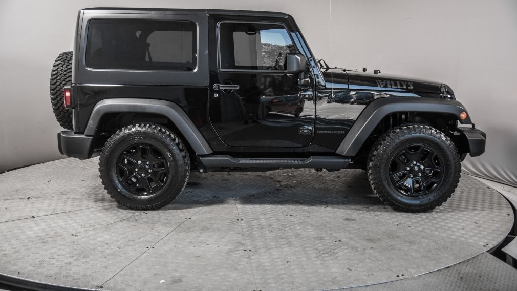 2018 Jeep Wrangler Willys Wheeler 4x4 BLUETOOTH A/C BAS MILLEAGE! #2