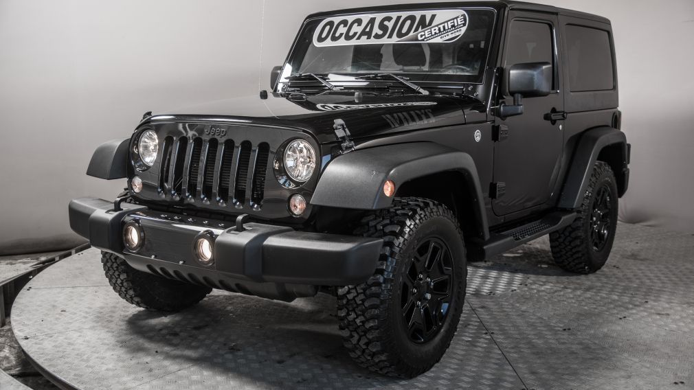 2018 Jeep Wrangler Willys Wheeler 4x4 BLUETOOTH A/C BAS MILLEAGE! #4