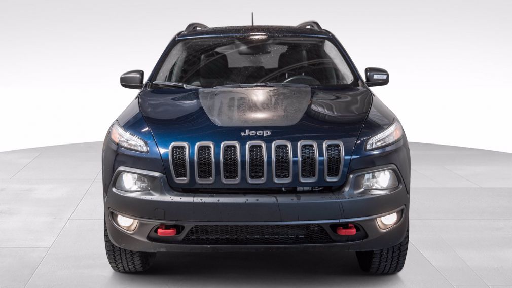 2018 Jeep Cherokee Trailhawk 4x4 CUIR BANCS CHAUFFANTS CAMERA HITCH #2