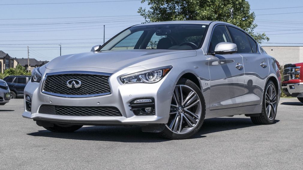 2016 Infiniti Q50 3.0t AWD GPS Sunroof Cuir-Chauffant Cam Bluetooth #0