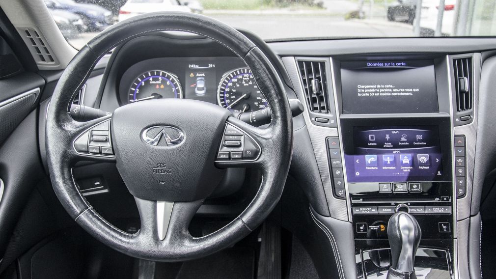2015 Infiniti Q50 AWD Auto Sunroof GPS Cuir Bluetooth #12