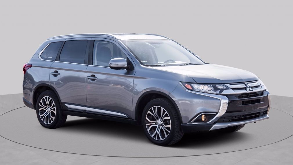2018 Mitsubishi Outlander ES AWD CUIR TOIT OUVRANT 7 PASSAGERS #0