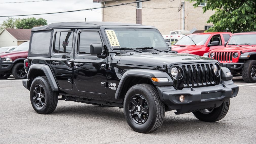 2019 Jeep Wrangler Unlimited Sport S 4x4 BANCS VOLANT CHAUFFANTS DEMARREUR CAME #37