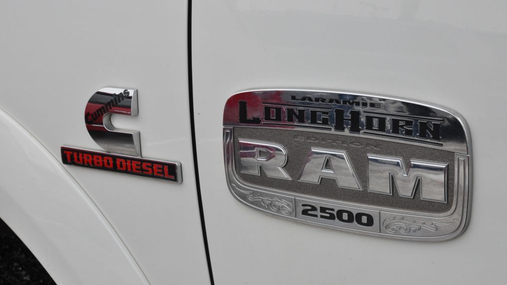 2013 Ram 2500 Laramie Longhorn 4X4 CUMMINS GPS Cuir Sunroof Blue #18