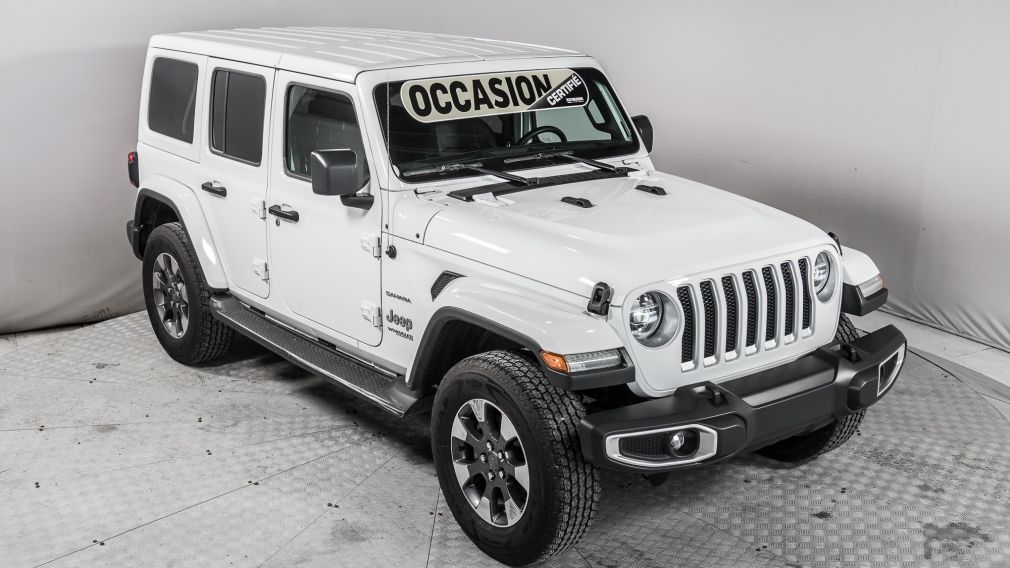 2018 Jeep Wrangler Unlimited Sahara cuir 2 toits navigation #2