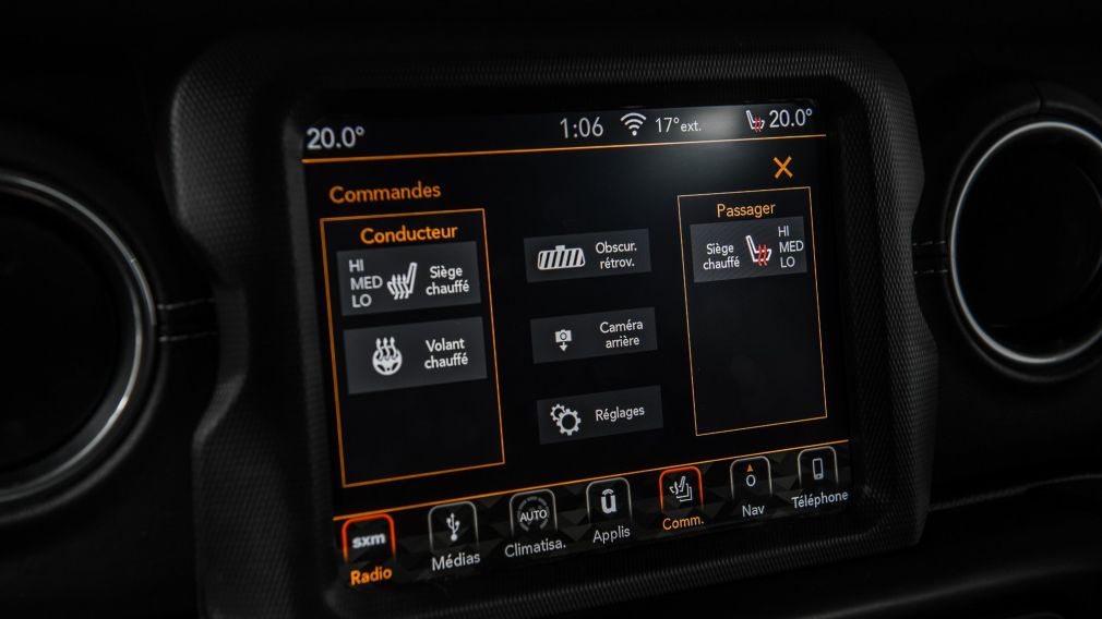 2018 Jeep Wrangler Unlimited Sahara cuir 2 toits navigation #17