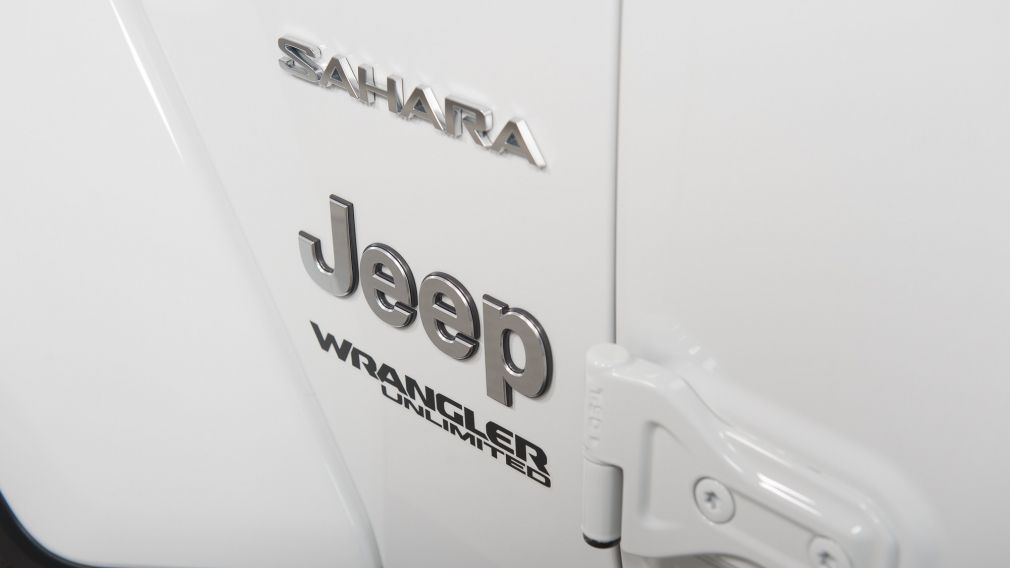 2018 Jeep Wrangler Unlimited Sahara cuir 2 toits navigation #29