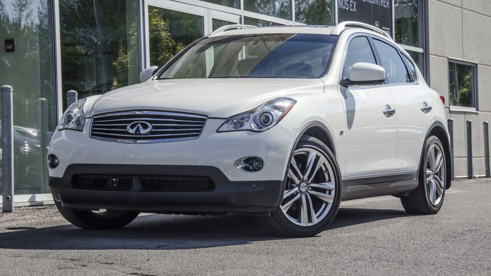 2015 Infiniti QX50 AWD Sunroof GPS Cuir-Chauf Bluetooth Cam-360 #0