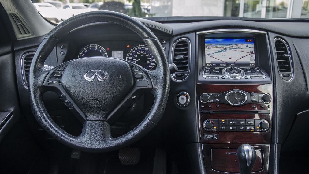 2015 Infiniti QX50 AWD Sunroof GPS Cuir-Chauf Bluetooth Cam-360 #11