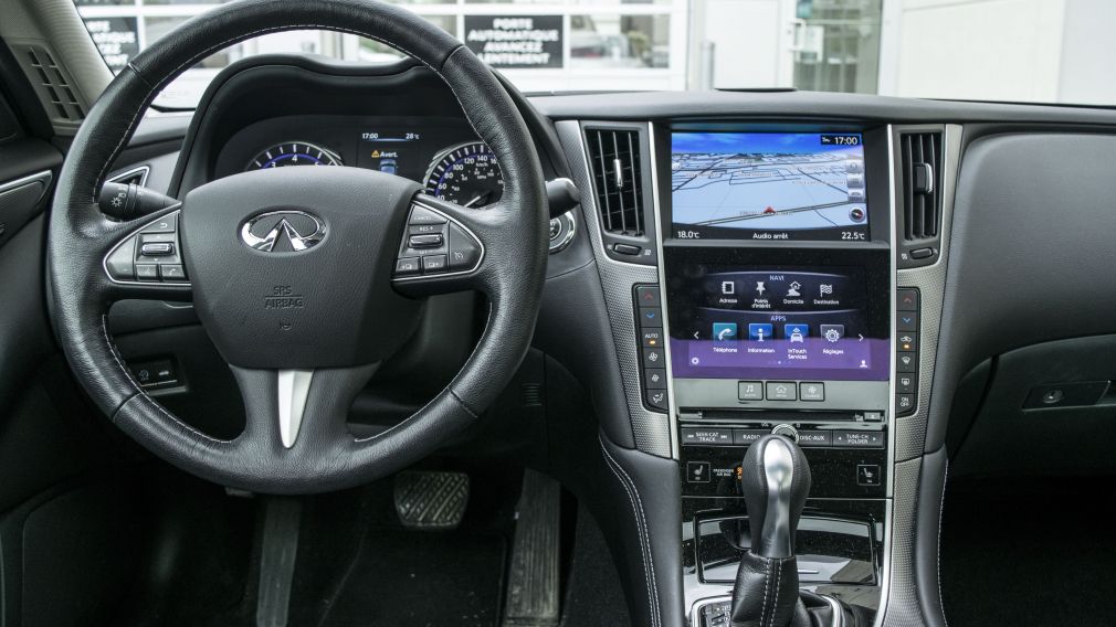 2016 Infiniti Q50 2.0t AWD Sunroof GPS Cuir-Chauffant Camera #14