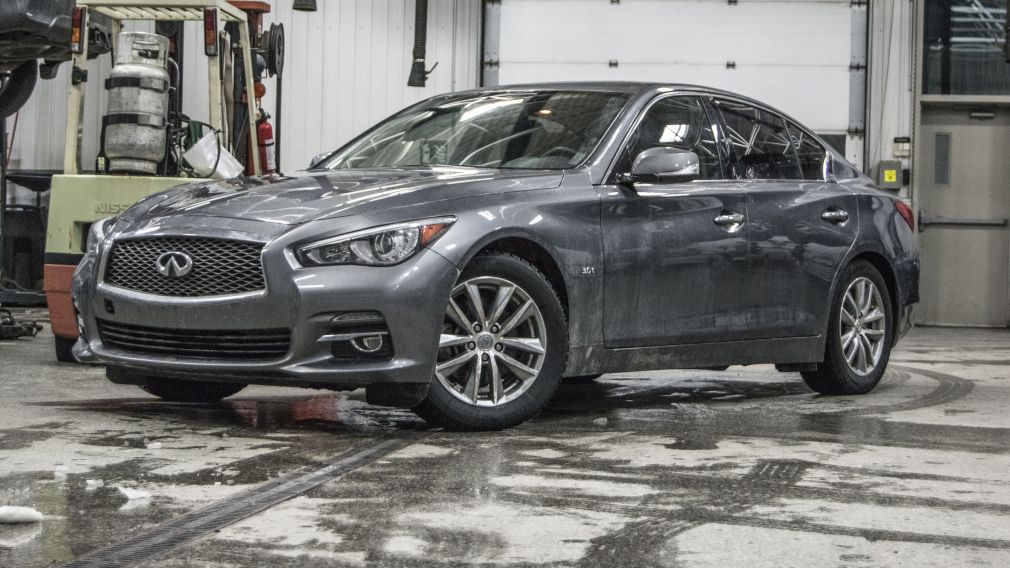 2017 Infiniti Q50 3.0t LUXE NAV cuir cam RECUL 300 HP #0