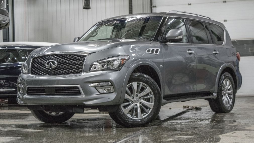 2017 Infiniti QX80 4WD 8 passager NAVI BOSE CUIR TOIT #0