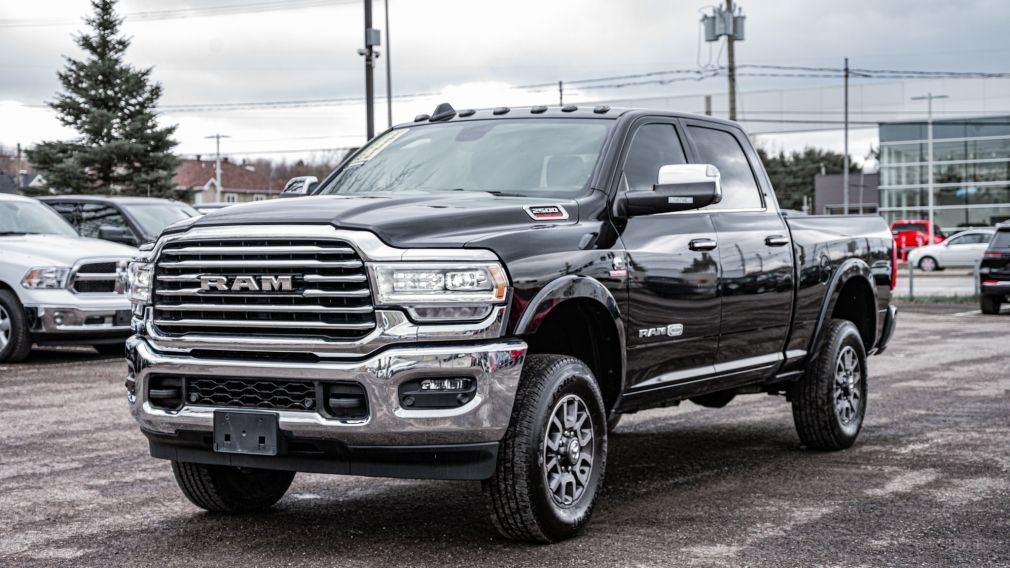 2019 Ram 2500 Laramie Longhorn 4x4 Crew Cab 6'4" Box DIESEL CUIR #2