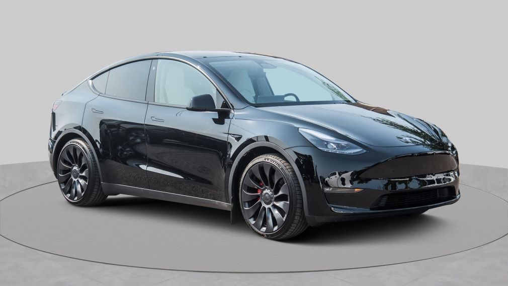 2022 Tesla Model Y Performance AWD DUAL MOTOR INTÉRIEUR BLANC #0