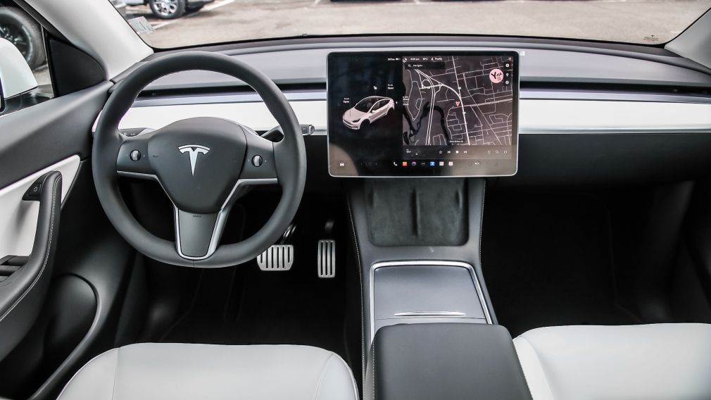 2022 Tesla Model Y Performance INTERIEUR CUIR BLANC LUXURY #19