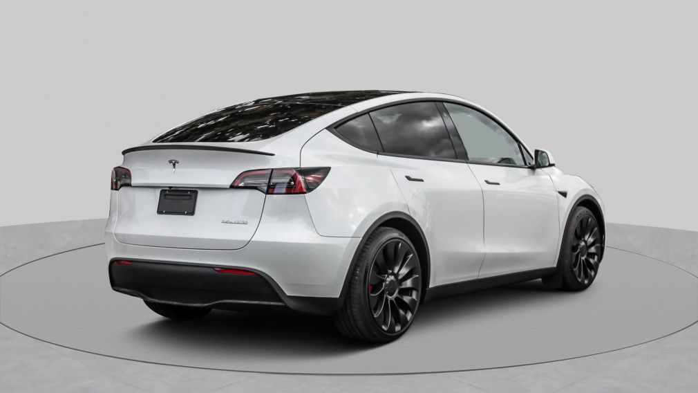 2022 Tesla Model Y Performance INTERIEUR CUIR BLANC LUXURY #6