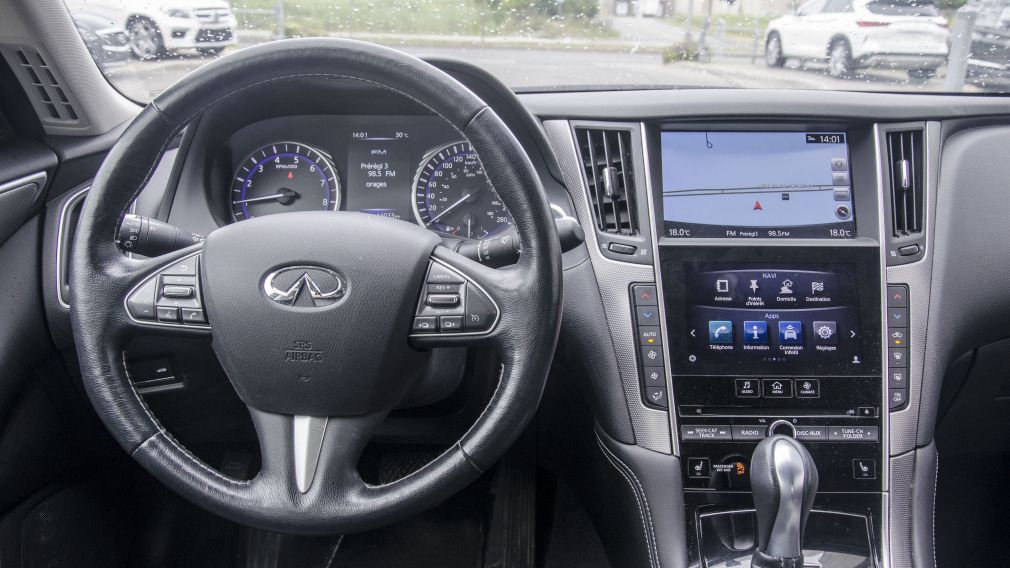 2015 Infiniti Q50 AWD Auto GPS Cuir-Chauf Bluetooth Camera MP3/USB #13