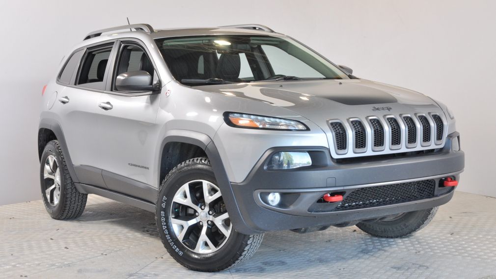 2014 Jeep Cherokee Trailhawk 4X4 GPS Panoramique Cuir Bluetooth #0