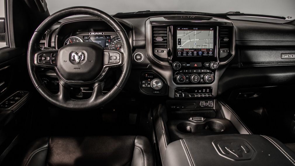 2019 Ram 1500 Sport 4x4 toit panoramique cuir marchepieds électr #26