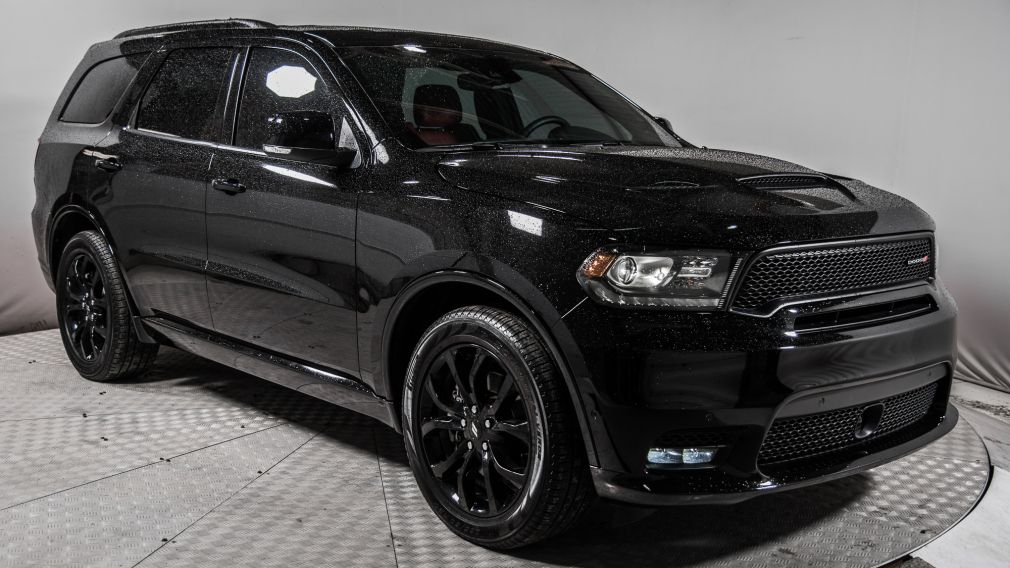 2019 Dodge Durango R/T V8 CUIR ROUGE TOIT HITCH DVD BLACKTOP #0