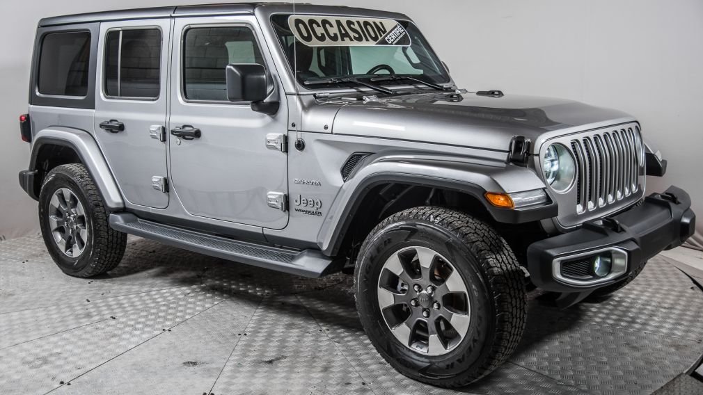 2019 Jeep Wrangler Unlimited Sahara UNLIMITED 2 TOITS CUIR ENSEMBLE REMORQUAGE #1