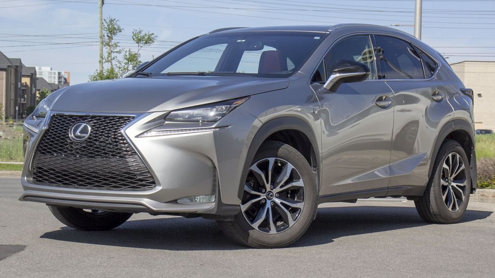 2016 Lexus NX 200T AWD FSPORT CUIR ROUGE PANO #0