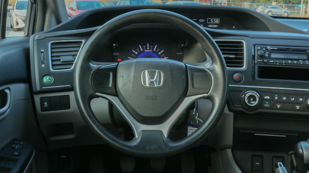 2015 Honda Civic DX | AIR CLIMATISÉ - JAMAIS ACCIDENTÉ - ECONOMIQUE #12