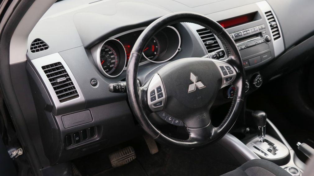 2009 Mitsubishi Outlander LS V6 AWD | ECONO - MAGS - COMM. VOLANT - BANC CHA #9