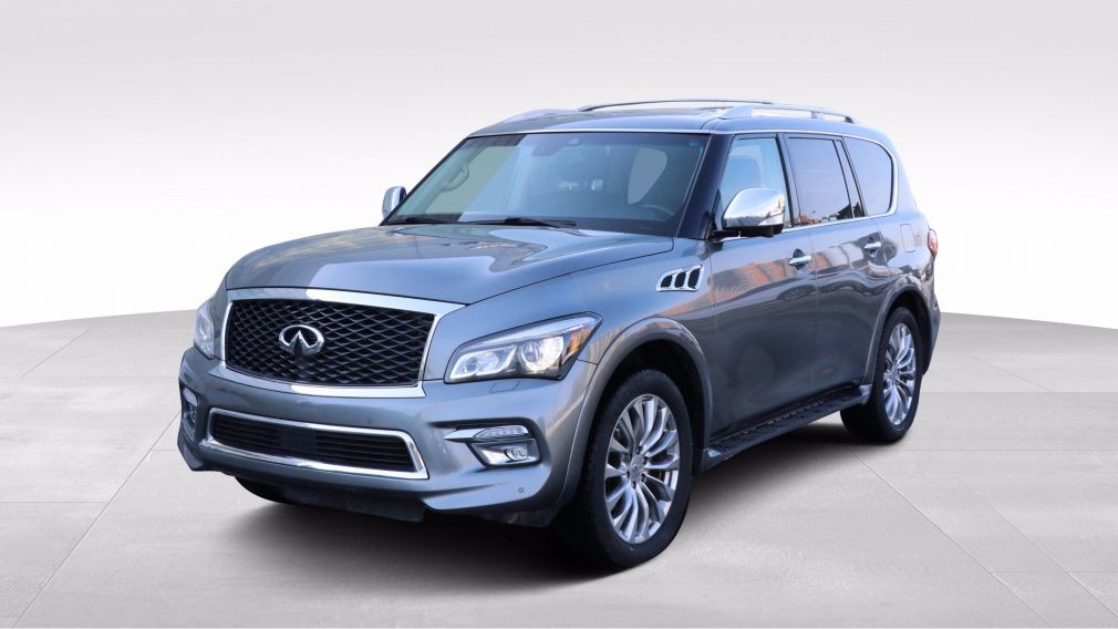 2017 Infiniti QX80 TECH PKG, 4WD, CUIR,TOIT, GPS, DVD,7 PASSAGERS, AU #2