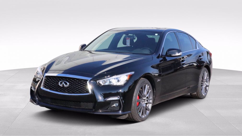 2018 Infiniti Q50 Red Sport 400 CUIR TOIT NAV MAGS 19 POUCES #3