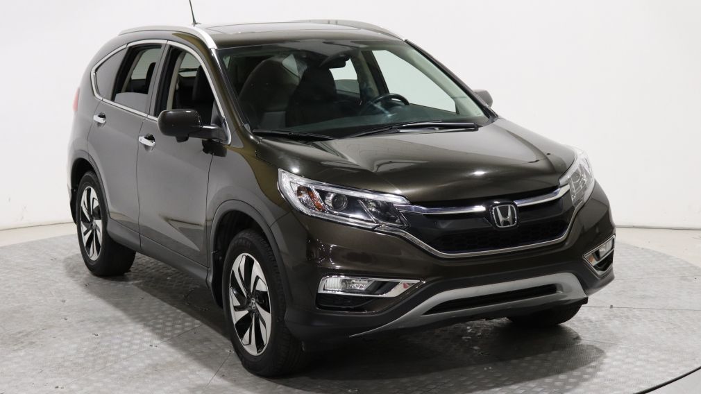 2015 Honda CRV Touring AWD A/C GR ELECT CUIR TOIT OUVRANT CAMERA #0