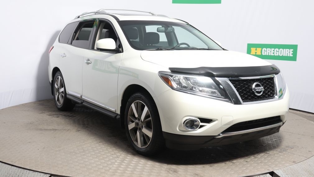 2015 Nissan Pathfinder Platinum AWD CUIR TOIT NAV MAGS CAM 360 BLUETOOTH #0