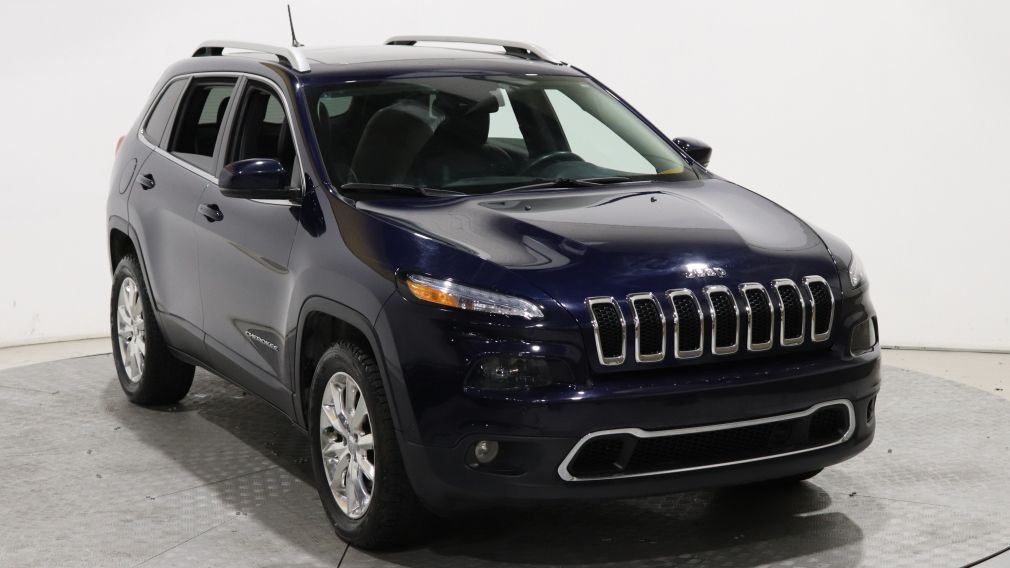 2015 Jeep Cherokee Limited 4WD CUIR TOIT NAV MAGS CAM RECUL #0