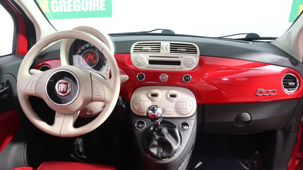 2013 Fiat 500 Lounge A/C CUIR TOIT MAGS BLUETOOTH #6