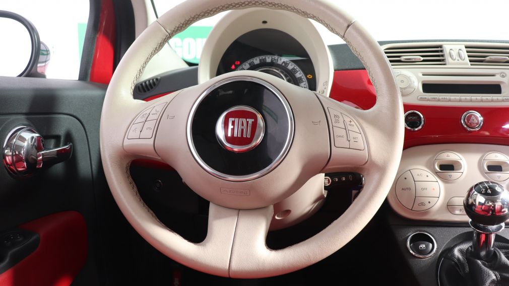 2013 Fiat 500 Lounge A/C CUIR TOIT MAGS BLUETOOTH #8