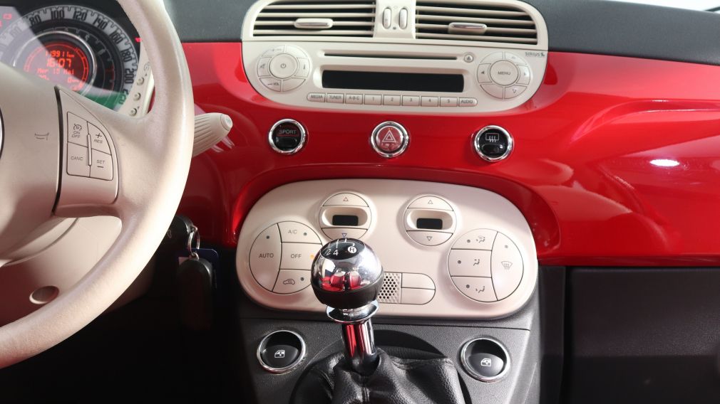 2013 Fiat 500 Lounge A/C CUIR TOIT MAGS BLUETOOTH #9