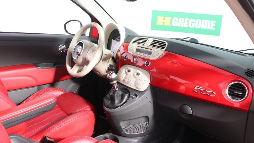 2013 Fiat 500 Lounge A/C CUIR TOIT MAGS BLUETOOTH #10