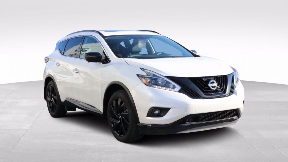 2018 Nissan Murano Midnight Edition CUIR NAVI TOIT PANO MAGS 20" #0