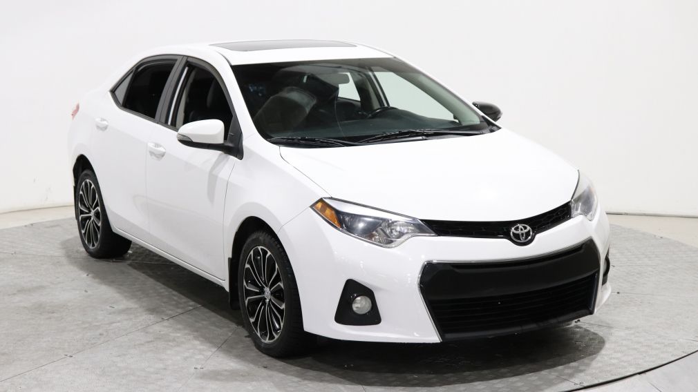 2014 Toyota Corolla S A/C CUIR TOIT MAGS CAM RECUL #0