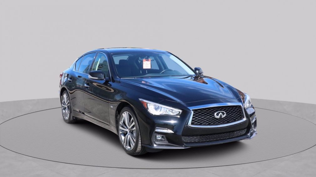 2018 Infiniti Q50 3.0t SPORT CUIR TOIT NAVI MAGS 19 POUCES #0