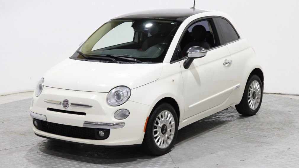 2012 Fiat 500 Lounge AUTO A/C CUIR TOIT MAGS #2