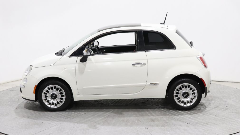 2012 Fiat 500 Lounge AUTO A/C CUIR TOIT MAGS #3