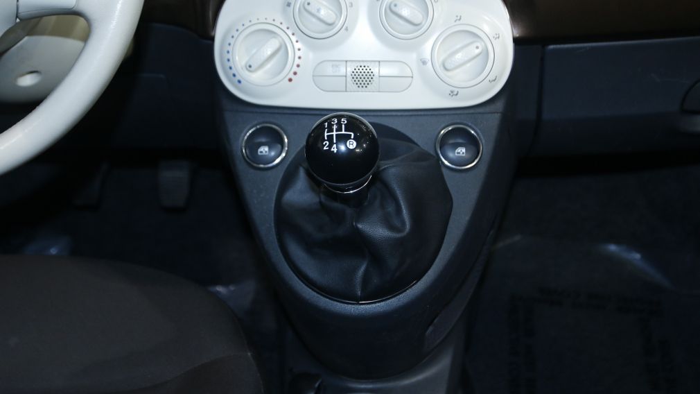 2012 Fiat 500 Pop MANUELLE AC GR ELEC TOIT #14